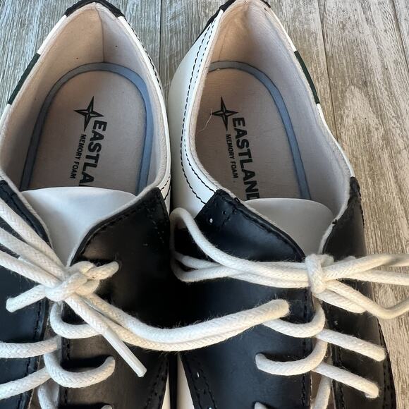 Eastland Sadie Saddle Shoes Black & White Retro 50s Pinup Style US 8 Women Cheer - Picture 5 of 13